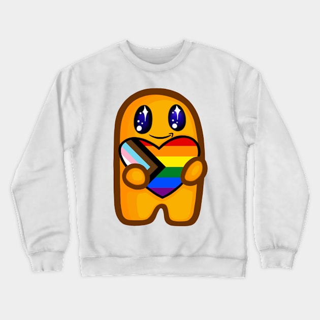 Pride Peccy (Dark) Crewneck Sweatshirt by Underground Peccy